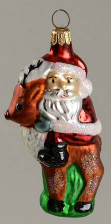 Santas Away We Go-Green - No Box