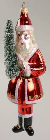 Santa with Pinecones-Trees Buon Natale - No Box