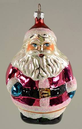 Santas Round About Santa-Gold Stripe - No Box
