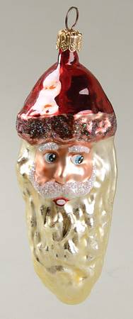 Santa-Heads Ho Ho Ho-Bronze Trim/Hat - No Box