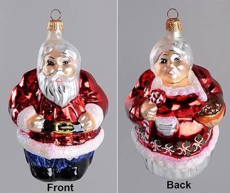 Santas The Clauses-(2-Sided)/Blue & Silver - No Box