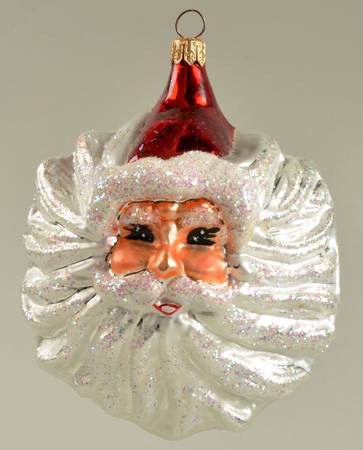 Santa-Heads Winter Wind-Red - No Box