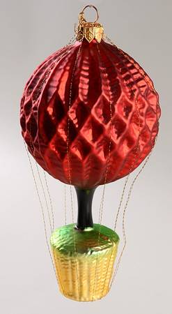 Gilded Ornaments Red Balloon - No Box