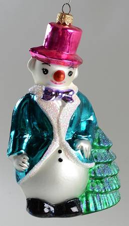 Snowmen Snow Gent-Blue Coat - No Box