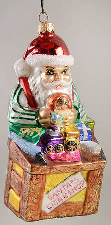 Santas Santa's Workshop-Gold - No Box