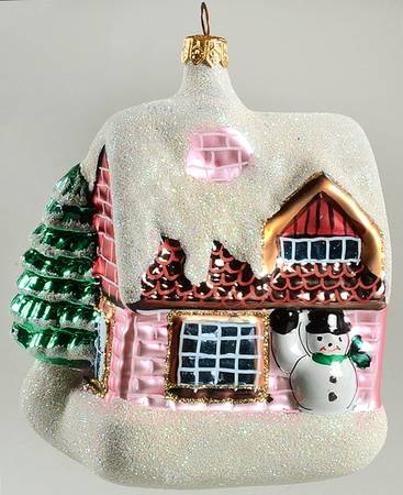 Buildings & Churches Swiss Snow House-Pink - No Box