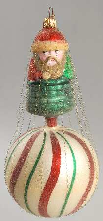 Gilded Ornaments Candy Claus - No Box