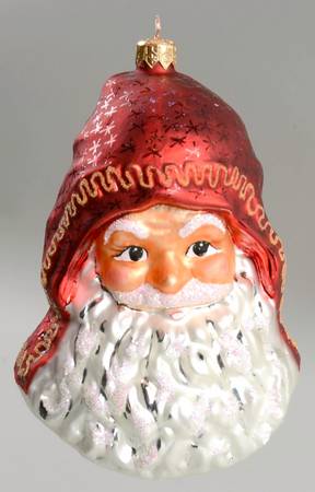 Santa-Heads Jolly Elf-Red - No Box