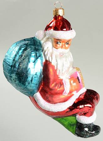 Santas All Ready To Go - No Box by Christopher Radko