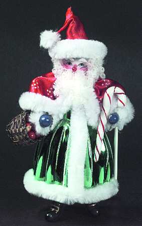 Santa Italian Flair Ornaments Candy Caper - No Box