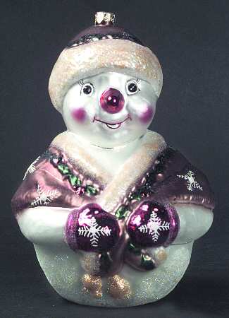 Snowmen Jolly Wrap-Purple - No Box