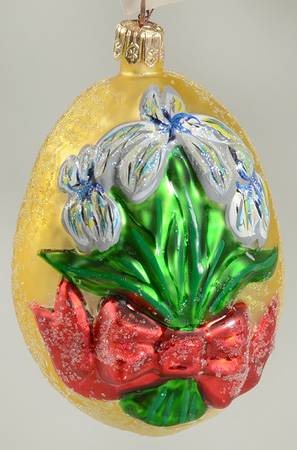 Egg (Shaped) Ornament by Christopher Radko