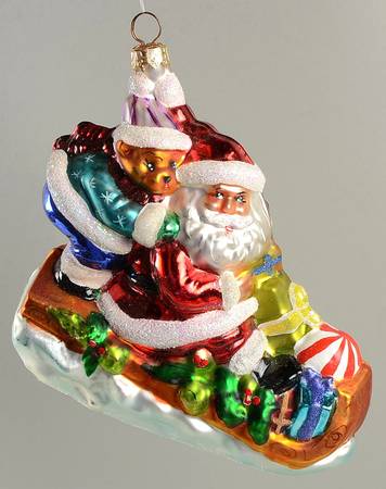 Santa with Sleigh Playful Sleighful - No Box