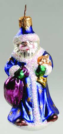 Santas Petite Pere Noel-Blue - No Box