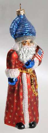 Santa-Patriotic by Christopher Radko