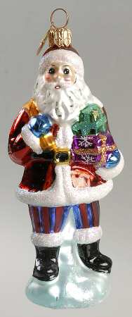 Santas Santa Joy-Blue Mittens - No Box