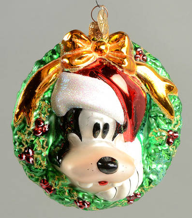 Disney Goofy In Christmas Wreath - No Box