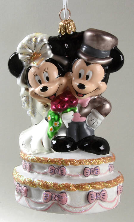 Disney Mickey & Minnie Wedding Cake - Boxed