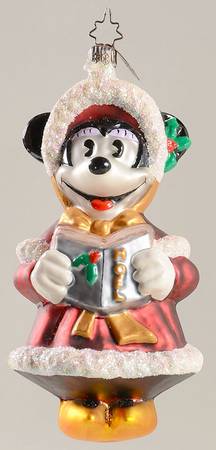 Disney Caroler Minnie Mouse - No Box