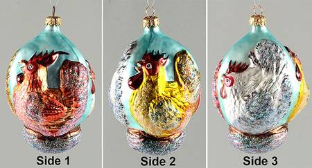 Twelve Days of Christmas 3 French Hens - No Box