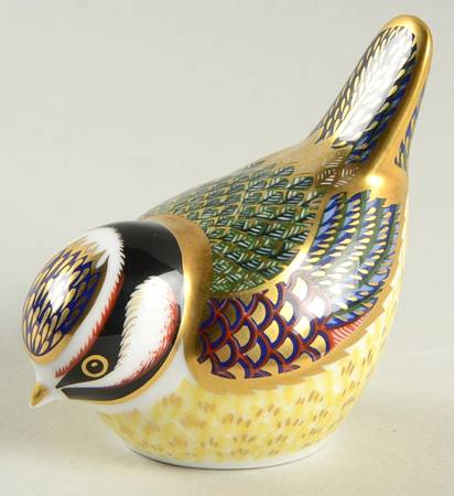 Imari Paperweight Collection Blue Tit=Bird - Boxed