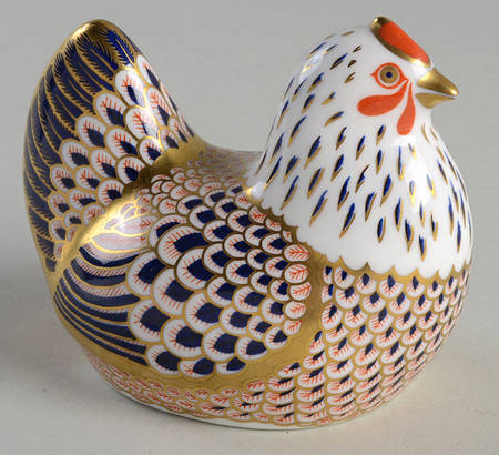 Imari Paperweight Collection Chicken-Hen-No Stopper - No Box