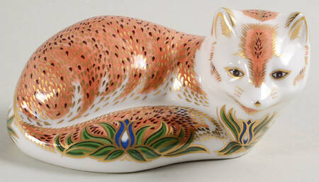 Imari Paperweight Collection Leicester Fox - Boxed