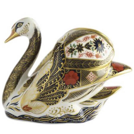 Imari Paperweight Collection Sgb Swan - Boxed