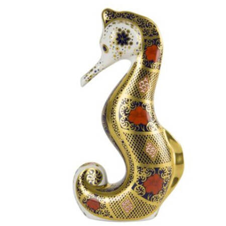 Imari Paperweight Collection Sgb Seahorse - Boxed