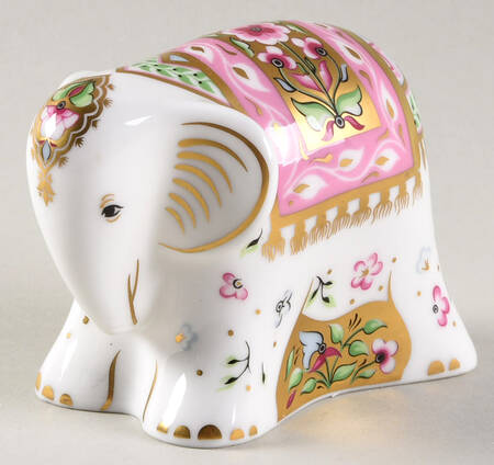 Imari Paperweight Collection Indian Elephant-Baby - With Box