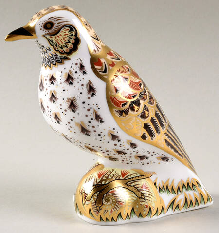 Imari Paperweight Collection Song Thrush - Boxed