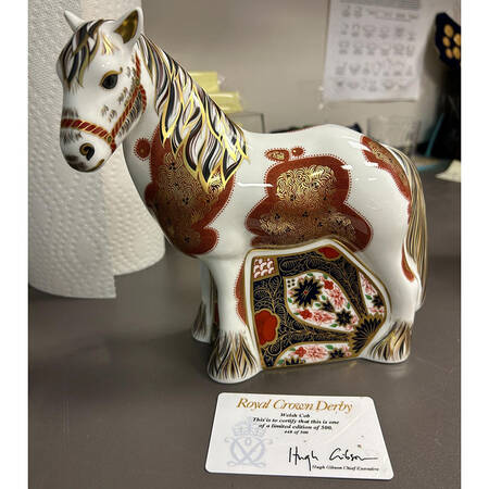 Imari Paperweight Collection Welsh Cob - Boxed