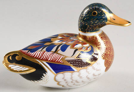 Imari Paperweight Collection Mallard Duck - Boxed