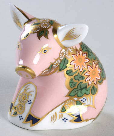 Imari Paperweight Collection Pickworth Piglet - Boxed