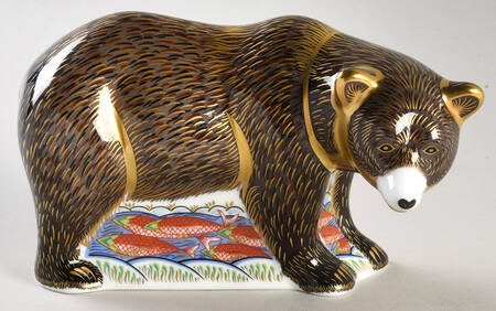 Imari Paperweight Collection Grizzly Bear - Wtih Box Bx385