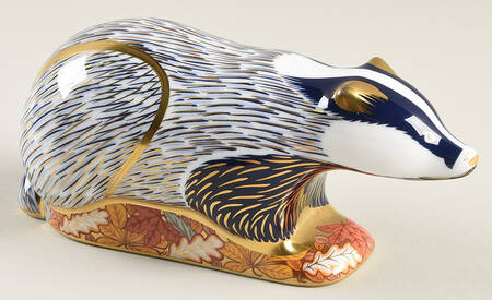 Imari Paperweight Collection Woodland Badger - Boxed