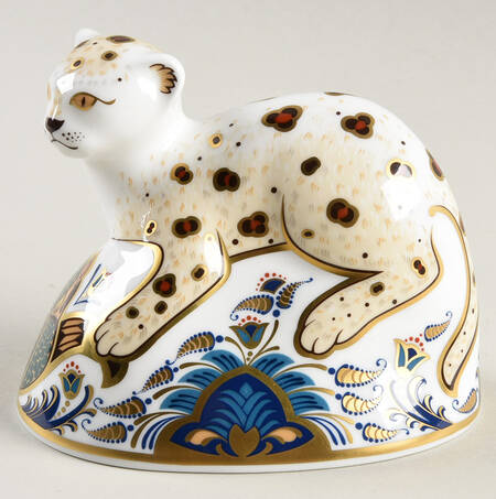 Imari Paperweight Collection Leopard Cub - Boxed