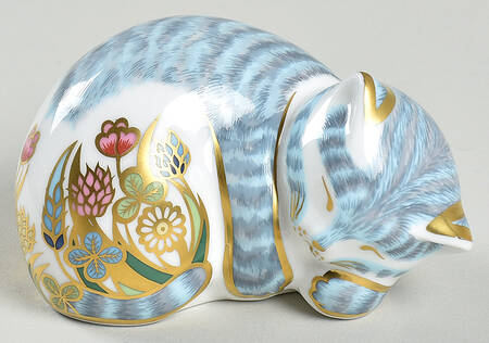 Imari Paperweight Collection Sleepy Tabby Kitten - No Box