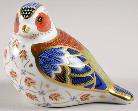 Imari Paperweight Collection Chelford Chaffinch-Green Center Back - With Box