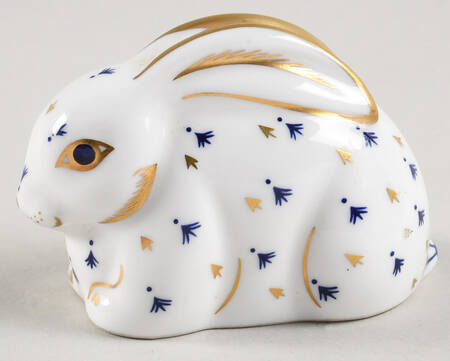 Imari Paperweight Collection Baby Rabbit-Ears Down-No Stopper - No Box 282a