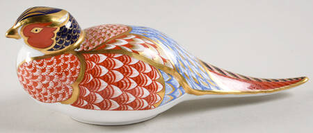 Imari Paperweight Collection Pheasant-No Stopper - No Box