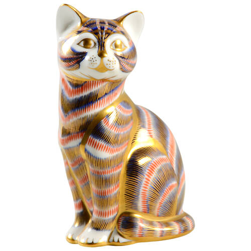 Imari Paperweight Collection Cat - With Box