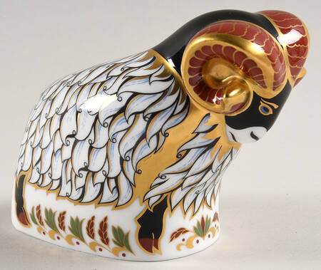 Imari Paperweight Collection Derby Ram - Boxed