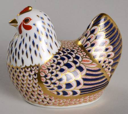 Imari Paperweight Collection Chicken-Hen - Boxed