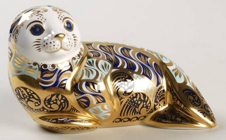 Imari Paperweight Collection Harbour Seal - Boxed