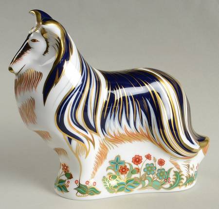 Imari Paperweight Collection Rough Collie - Boxed