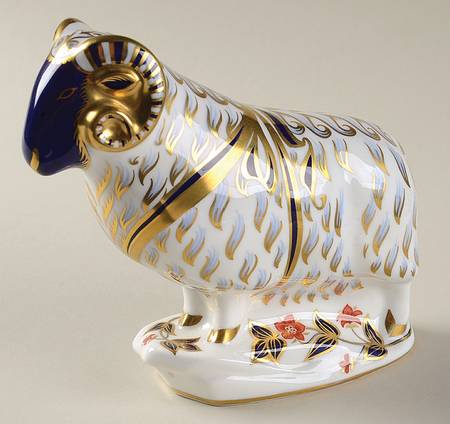 Imari Paperweight Collection Ram - Boxed