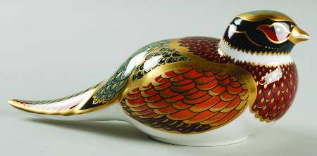 Imari Paperweight Collection Woodland Pheasant - Boxed