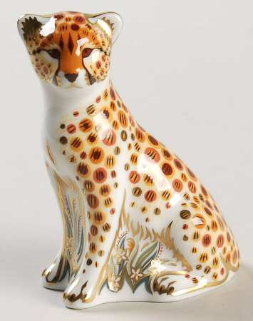 Imari Paperweight Collection Cheetah Cub - Boxed