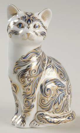 Imari Paperweight Collection Majestic Cat - Boxed